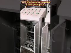 Pâte à papier automatique de machine de plateau d'oeufs 3000PCS/HR