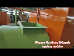 Bas bâti de pulpe de papier de capacité échangeant le type petit oeuf Tray Machine
