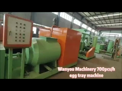 Oeuf de papier Tray Forming Equipment de puissance de Tray Making Machine 30-45kw d'oeufs de contrôle de PLC