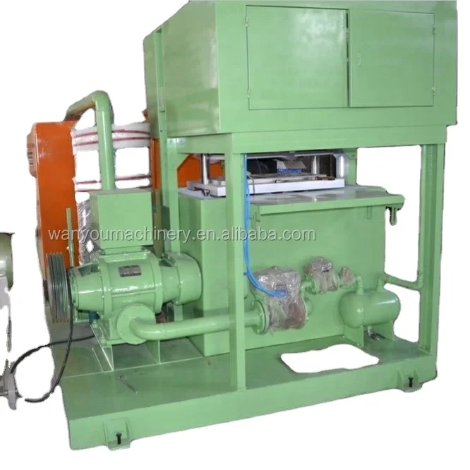 Machine de moulage de pâte de papier haute performance pour la production de plateaux à œufs avec contrôle informatique et faible consommation d'énergie