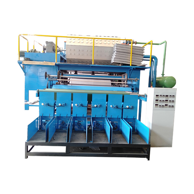Machine de fabrication automatique de cartons d'œufs recyclés pour les petites entreprises