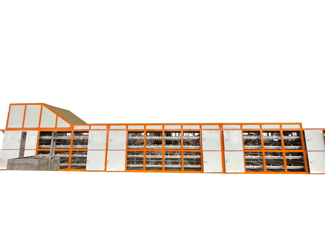 Ligne de production entièrement automatique de cartons d'œufs de grande capacité 3*4