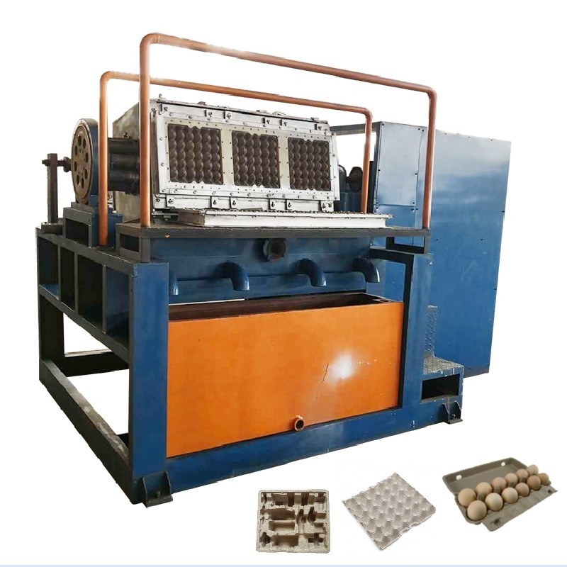 70-150 kW Machine de moulage de pâte de papier personnalisable de grande capacité pour la fabrication de plateaux à œufs avec une technologie avancée et une faible consommation d'énergie