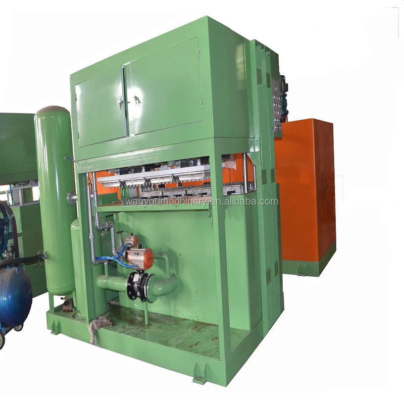 Machine de fabrication de plateaux d'œufs en papier durable et convivial pour un fonctionnement rapide et facile