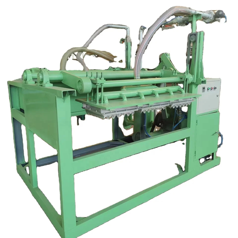 Machine de moulage de pâte de papier haute performance pour la production de plateaux à œufs avec contrôle informatique et faible consommation d'énergie