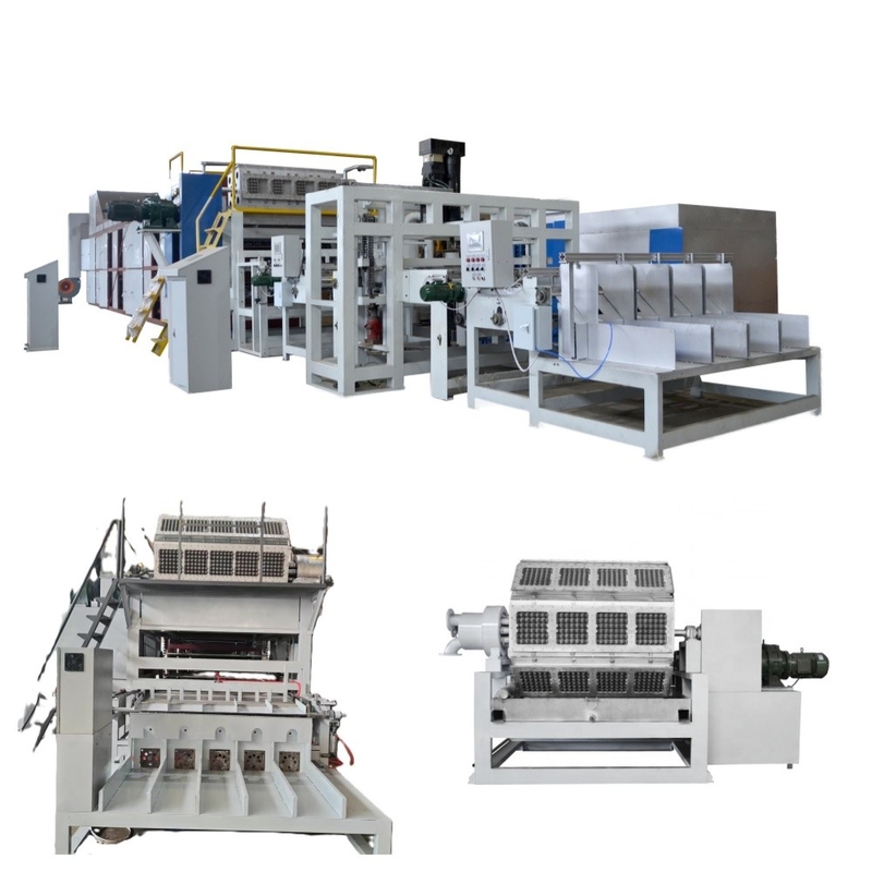 70-150KW Grande capacité personnalisable papier machine de plateau d'œufs pour plateau d'œufs plateau d'œufs de pomme Carton d'œufs Fabrication avec une technologie avancée et une faible consommation d'énergie