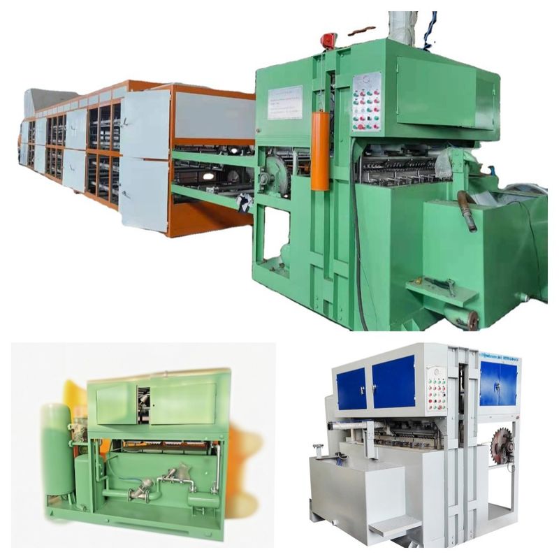 Enviroment Friendly Eggs Packaging Paper Egg Tray Machine / Pulp Molding Equipment /Egg Tray Production Line With PLC Control