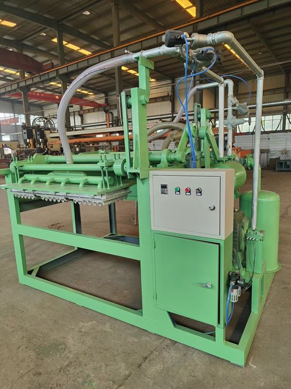 1000 pièces/h Machine à plateaux à œufs en papier Machine à cartons d'œufs Semi-automatique Pour petites entreprises