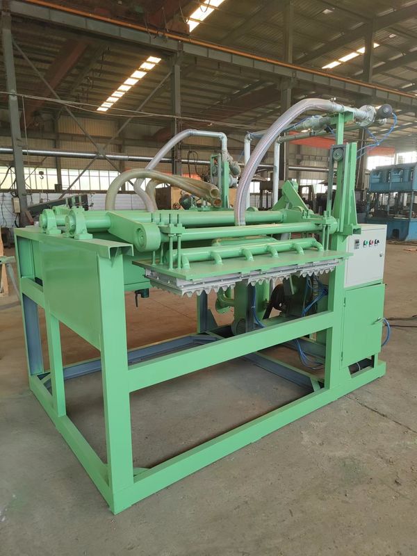 1000 pièces/h Machine à plateaux à œufs en papier Machine à cartons d'œufs Semi-automatique Pour petites entreprises