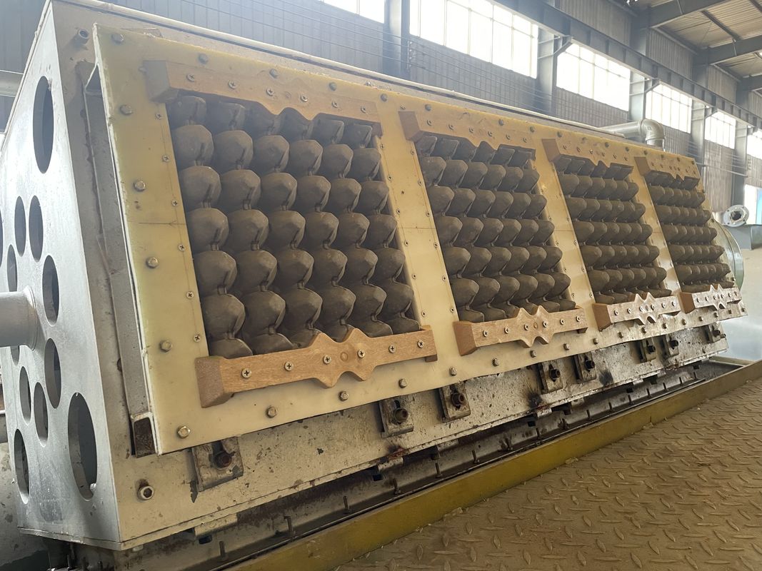 La machine de moulage de la pâte à papier à bas bruit pour les boîtes d'œufs et les plateaux à pommes est facile à utiliser.