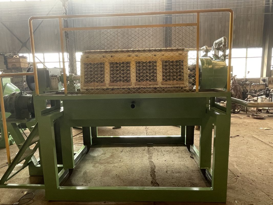 Machine à plateaux à œufs en papier rotative à économie d'énergie 2500 pièces/h Ligne de production de plateaux à œufs Moules personnalisés en aluminium