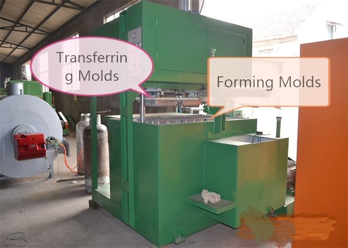 La machine de moulage de la pâte à papier à bas bruit pour les boîtes d'œufs et les plateaux à pommes est facile à utiliser.