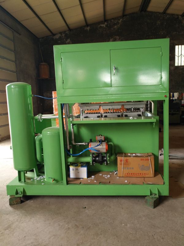 Machine de fabrication de cartons d'œufs en papier de couleur verte à faible consommation d'énergie