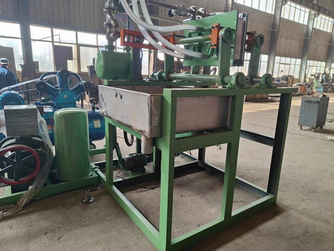 Semi Automatic Paper Egg Tray Machine 700pcs/h PLC Controlled Option Designed for Small Business