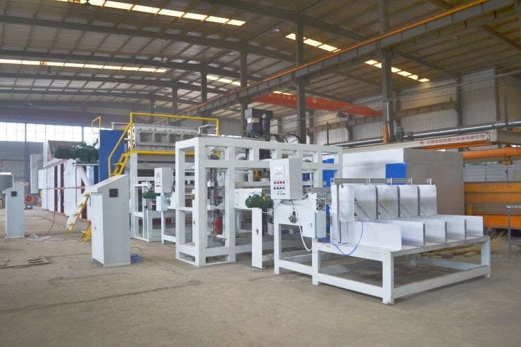 WANYOU moulure de pâte de papier recyclé 6*8 moules 5000-6000pcs / heure plateau automatique d'œuf machine de fabrication de pâte de papier moulure ligne de production contrôlée par PLC