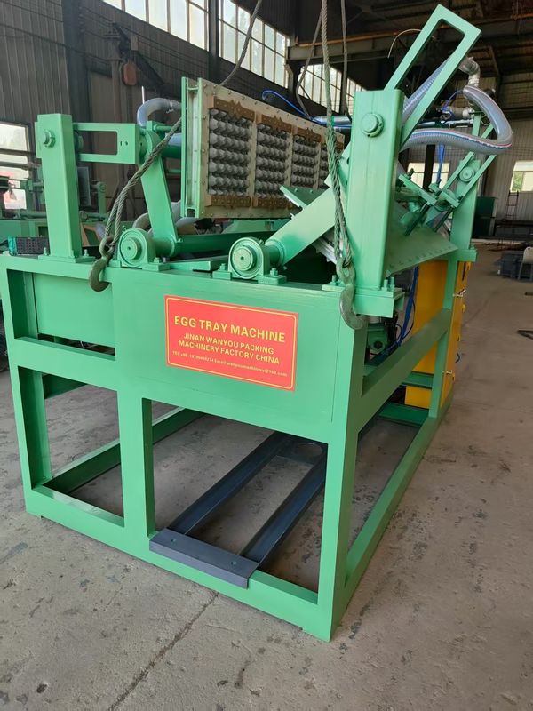 Semi Automatic Paper Egg Tray Machine with 1 by 4 Mold Configuration and Simple Structure Capable of Producing 1500 Pieces per Hour