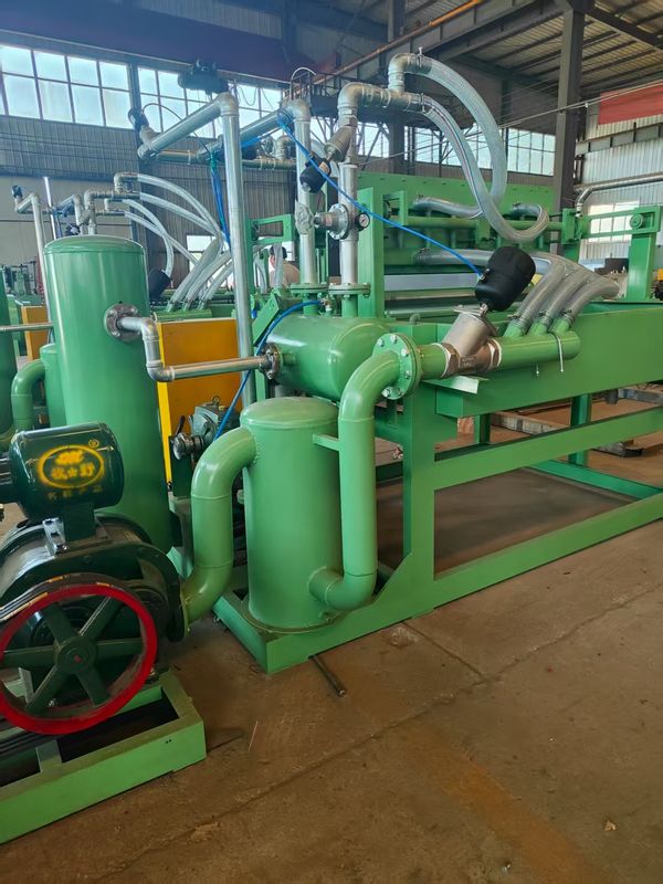 Ligne de production de plateaux d'œufs capable de produire différentes tailles et formes de plateaux pour répondre aux demandes d'emballage dans plusieurs secteurs