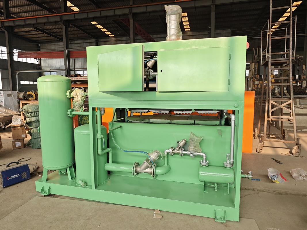 Guangzhou1000Pcs/h Semi Automatic PLC Paper Egg Tray Machine /Pulp Molding Machine Price With Aluminum Molds Fast Simple Small Business Idea 