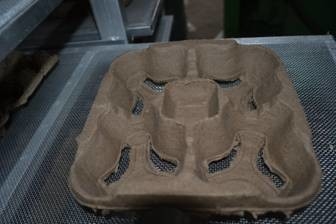 Machine de plateau à œufs en papier de petite capacité, installation pratique, ligne de production de plateau à œufs pour la fabrication de cartons d'œufs