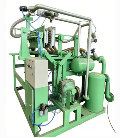 Automatic 40kw Small1000pcs Per Hour Paper Egg Tray Machine EggTray Production Line For Making Egg Trays Egg Cartons Shoes Trays Apple Trays PLC Controlled