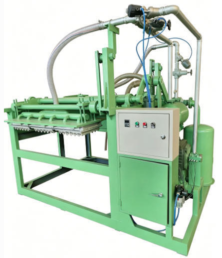 PLC Controlled Small Capacity 700-1000pcs Per Hour Egg Tray Machine For Making Egg Trays Egg Cartons Shoes Trays Nursery Trays And Other Trays