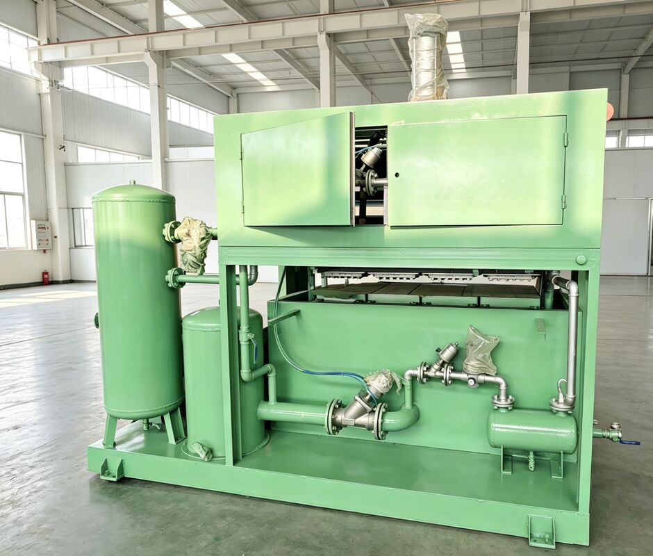 Machine semi-automatique de fabrication de barquettes à œufs en papier 700 pièces/h-1500 pièces/h Ligne de production automatique de boîtes à œufs recyclées