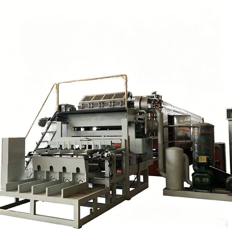 2000-3000pcs/h Machine de fabrication de plateaux d'œufs en papier 3x4 moules 4*4 moules Machine de plateaux d'œufs conçue pour des équipements stables de capacité moyenne pour les usines en croissance