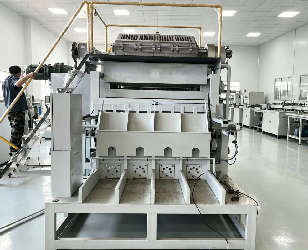 Machine à plateaux à œufs rotative 2000-3000PCS/H | Ligne de production de plateaux à œufs pour solution de production commerciale à moyenne échelle