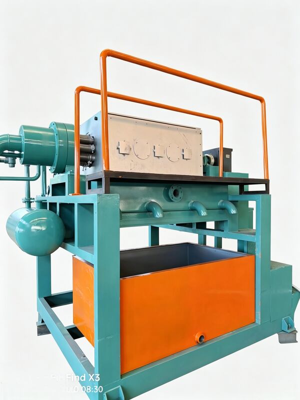 WANYOU WY-P6 Machine de formage de plateaux à œufs rotatifs avec contrôle automatique PLC pour une production de 2 000 à 3 000 pièces/h à l'aide de pâte à papier recyclée
