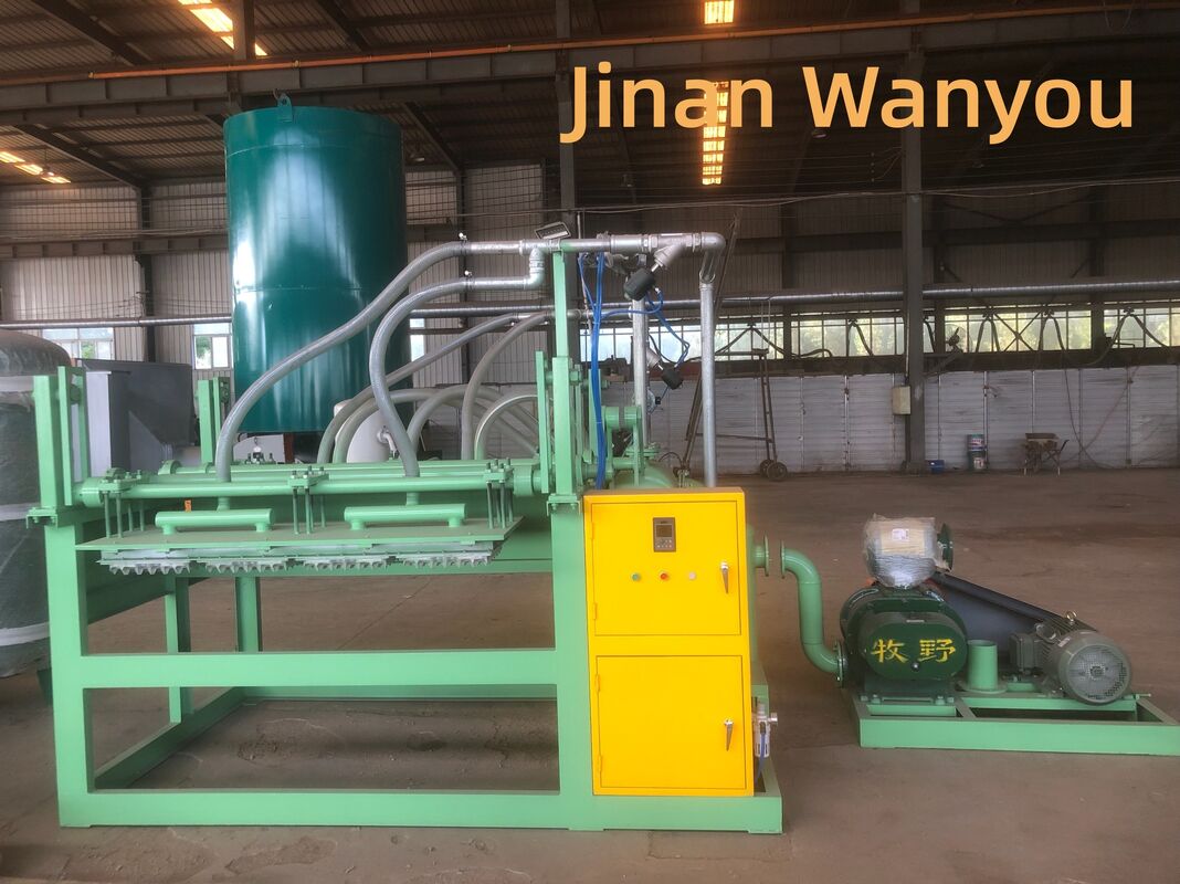 Paper Egg Tray Making Machine with PLC Control and 1500 Pcs Hour Capacity for Recycling Waste Paper Material into Durable Egg Trays