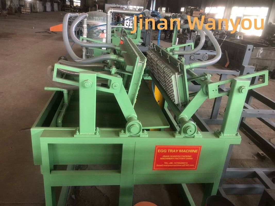 Paper Egg Tray Making Machine Semi Automatic Simple Structure 1 by 4 Molds Producing 1500 Pieces per Hour Suitable for Small Business