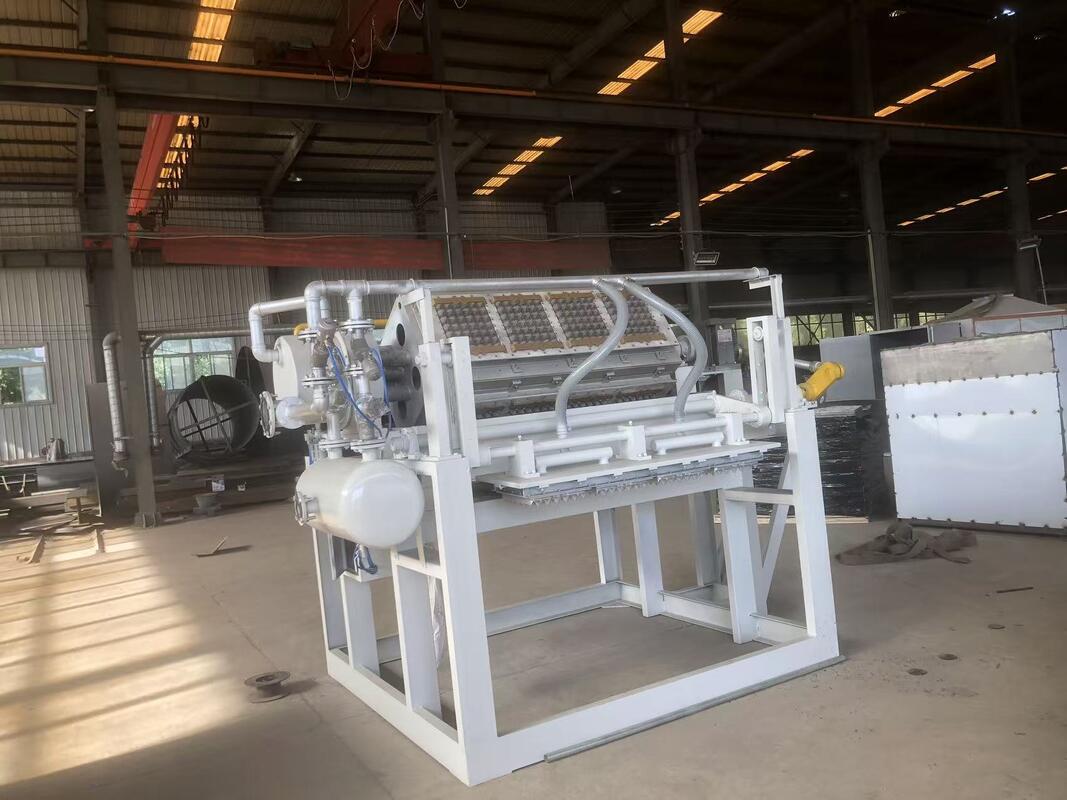 2500-3000 Pcs/h Rotary Paper Egg Tray Machine Recycled Paper Pulp Molding Machine PLC Controlled 80/120KW