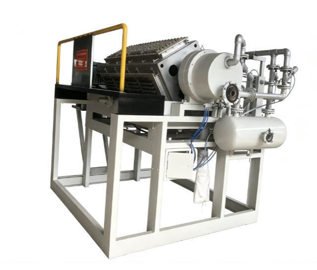 2500-5000 pièces/h Machine à plateaux à œufs en papier pour pommes Ligne de production de boîtes à œufs à économie d'énergie contrôlée par PLC