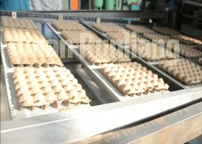 Chaîne de production de plateau de vin/plateau de chaussure/plateau d'oeufs type de formation rotatoire design compact