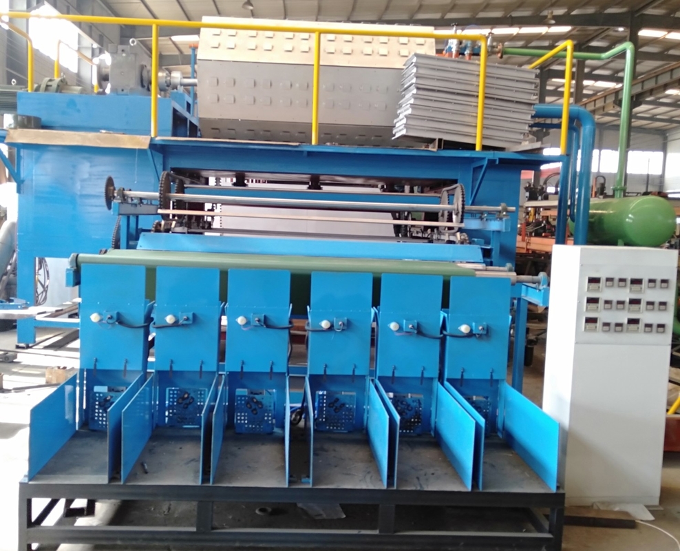 Machine de fabrication de plateaux d'œufs en papier personnalisable