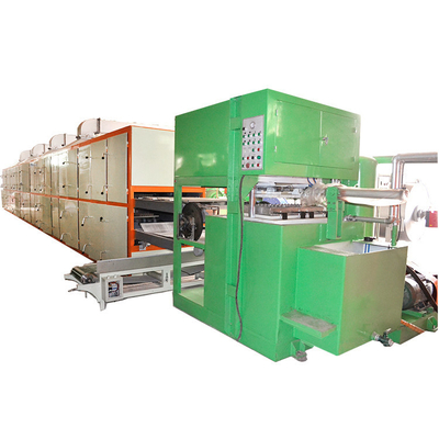 Machine de moulage de pâte de papier à haut rendement pour la production de plateaux à œufs / plateaux à pommes
