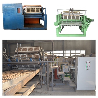 Machine de moulage de pâte à capacité de 1500 pièces/h à 6000 pièces/h pour ligne de production de plateaux à œufs en papier recyclable à grande capacité