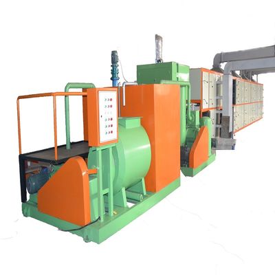Machine de moulage de pâte recyclée pour les plateaux à œufs / pommes / chaussures