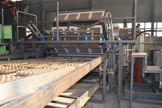 Type rotatoire chaîne de production de plateau d'oeufs de papier grande capacité 1500-5000pcs/h