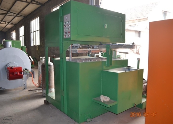 Pulpe de plateau d'oeufs de papier de rebut formant la machine, machine de fabrication de cartons d'oeufs