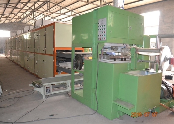 Machine de moulage de haut de fiabilité de papier plateau d'oeufs, machine de plateau d'oeufs de pulpe