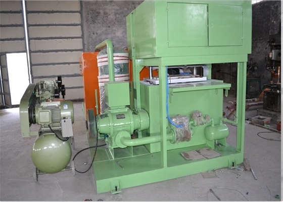 1 plateau de papier de petite capacité d'oeufs de moule faisant la machine à travers le type de formation
