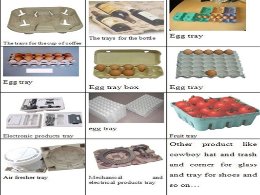 Machine de bâti de papier réutilisée de plateau d'oeufs, plateau d'oeufs formant la machine