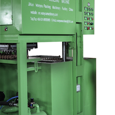 Cartonneuse d'oeufs de papier de couleur verte avec la consommation basse d'énergie