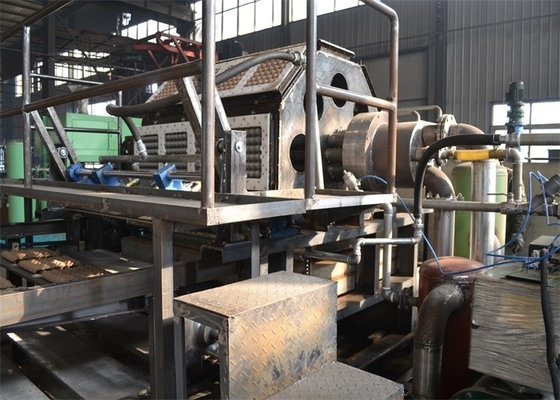 Opération de contrôle de PLC de machine de plateau d'oeufs de machine de bâti de pulpe de carton d'oeufs
