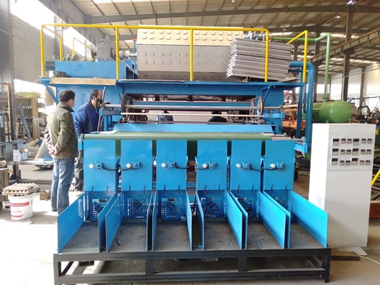 machine de papier automatique de plateau d'oeufs de pâte à papier de déchets de bagasse de grande capacité