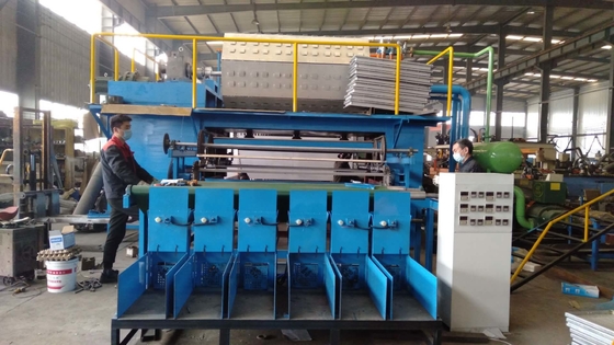 Certification de papier jetable de la CE de Tray Production Line With d'oeufs de carton des oeufs 6000pcs
