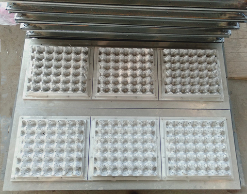 Adapté aux besoins du client 30 trous réduisez en pulpe pour mouler la pulpe de papier moulée en aluminium