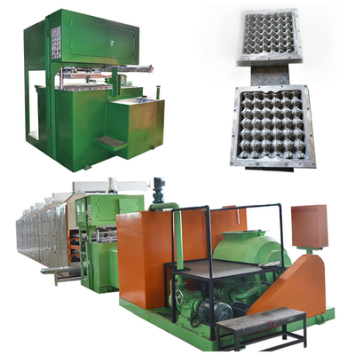 Machine automatique de fabrication d'œufs en papier / plateau à pommes avec moules de formage en acier inoxydable